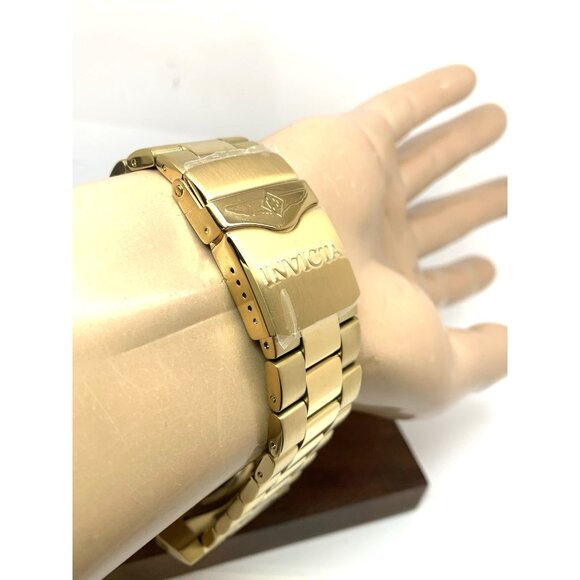 Invicta Men's Watch 25515 Bolt Quartz Chronograph Diver Gold Tone Steel 52mm - Picture 11 of 15